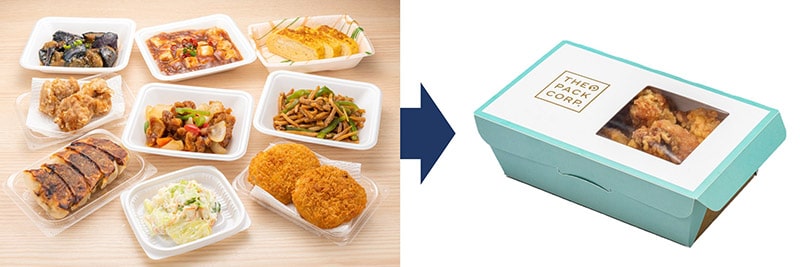 惣菜・食品テイクアウト】中身が見えて“曇らない”窓付き紙製容器