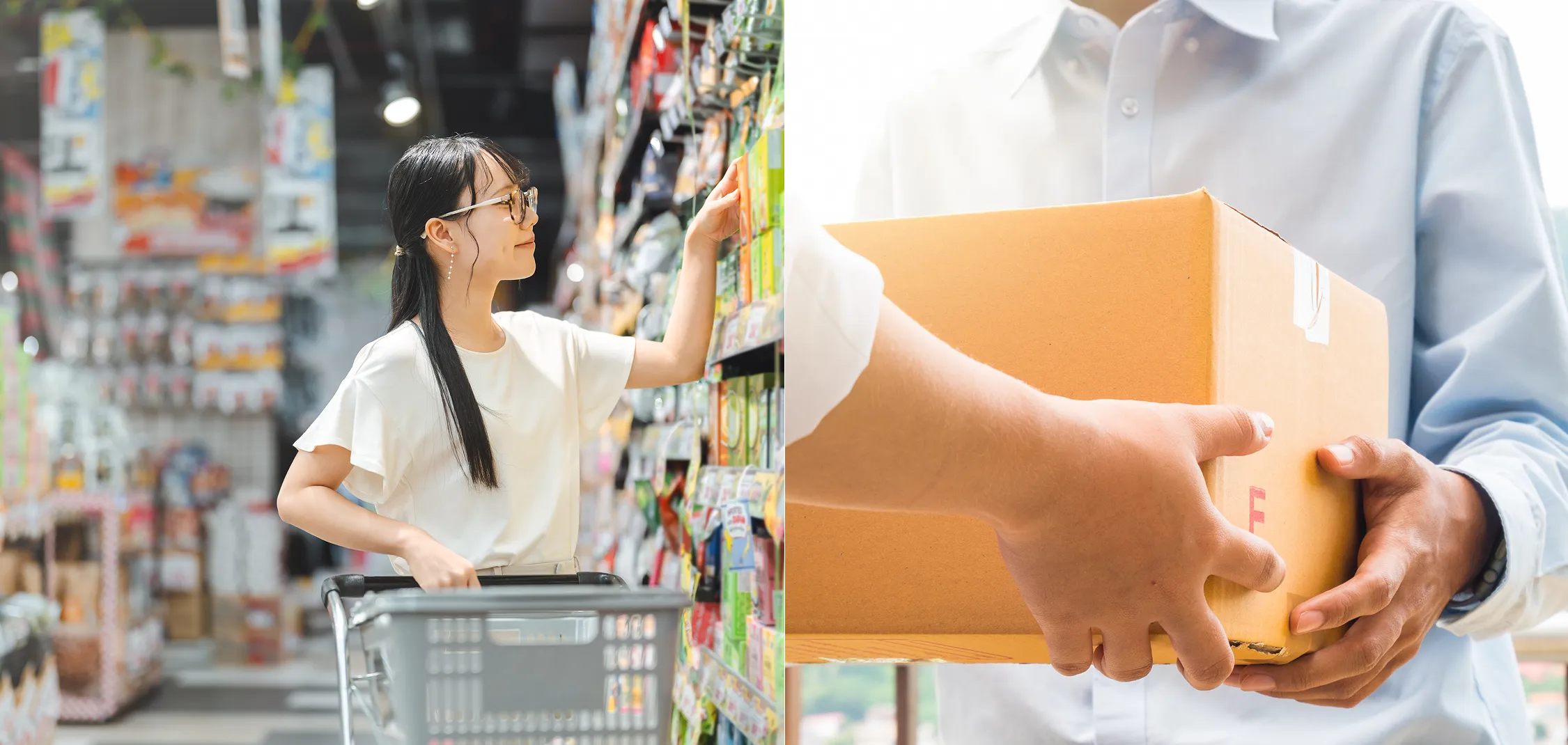 商品を完全な状態でお客様のもとへ届ける イメージ
